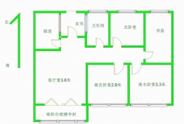 薛园新村大三室107平六月份下证可贷款65万